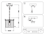 TR5101 CH/CL хром/прозрачный E14 max 40W D200*575